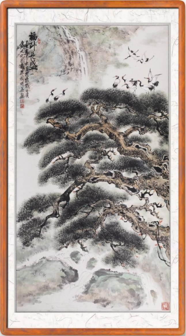 (已瘦身)北派筆墨繪古松 浩氣沖天入畫魂:藝術(shù)家劉明華2280.png