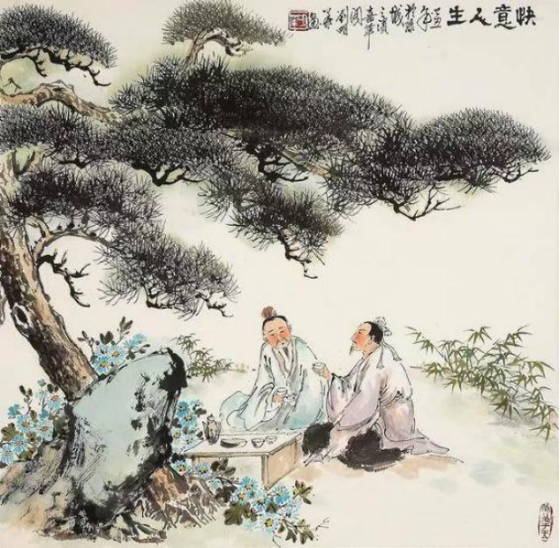 (已瘦身)北派筆墨繪古松 浩氣沖天入畫魂:藝術(shù)家劉明華2244.png
