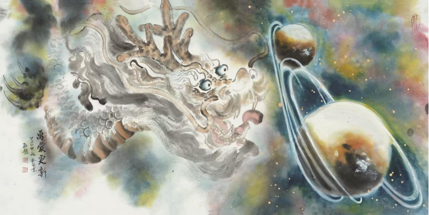 墨鑄龍魂 筆寫清荷——賀鯤升·臥龍先生書畫藝術(shù)評(píng)論1322.png