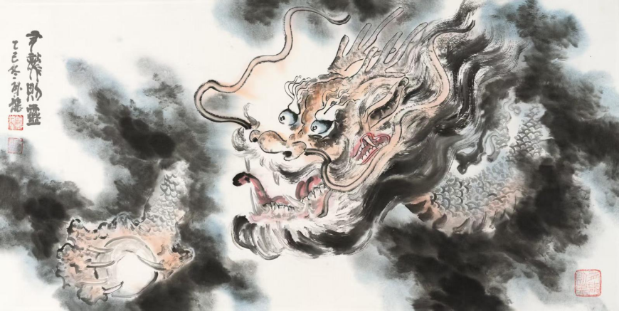 墨鑄龍魂 筆寫清荷——賀鯤升·臥龍先生書畫藝術(shù)評(píng)論281.png