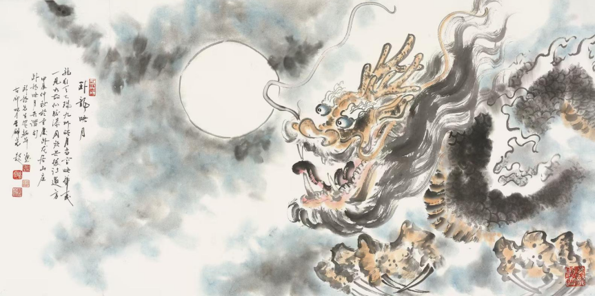 墨鑄龍魂 筆寫清荷——賀鯤升·臥龍先生書畫藝術(shù)評(píng)論1328.png